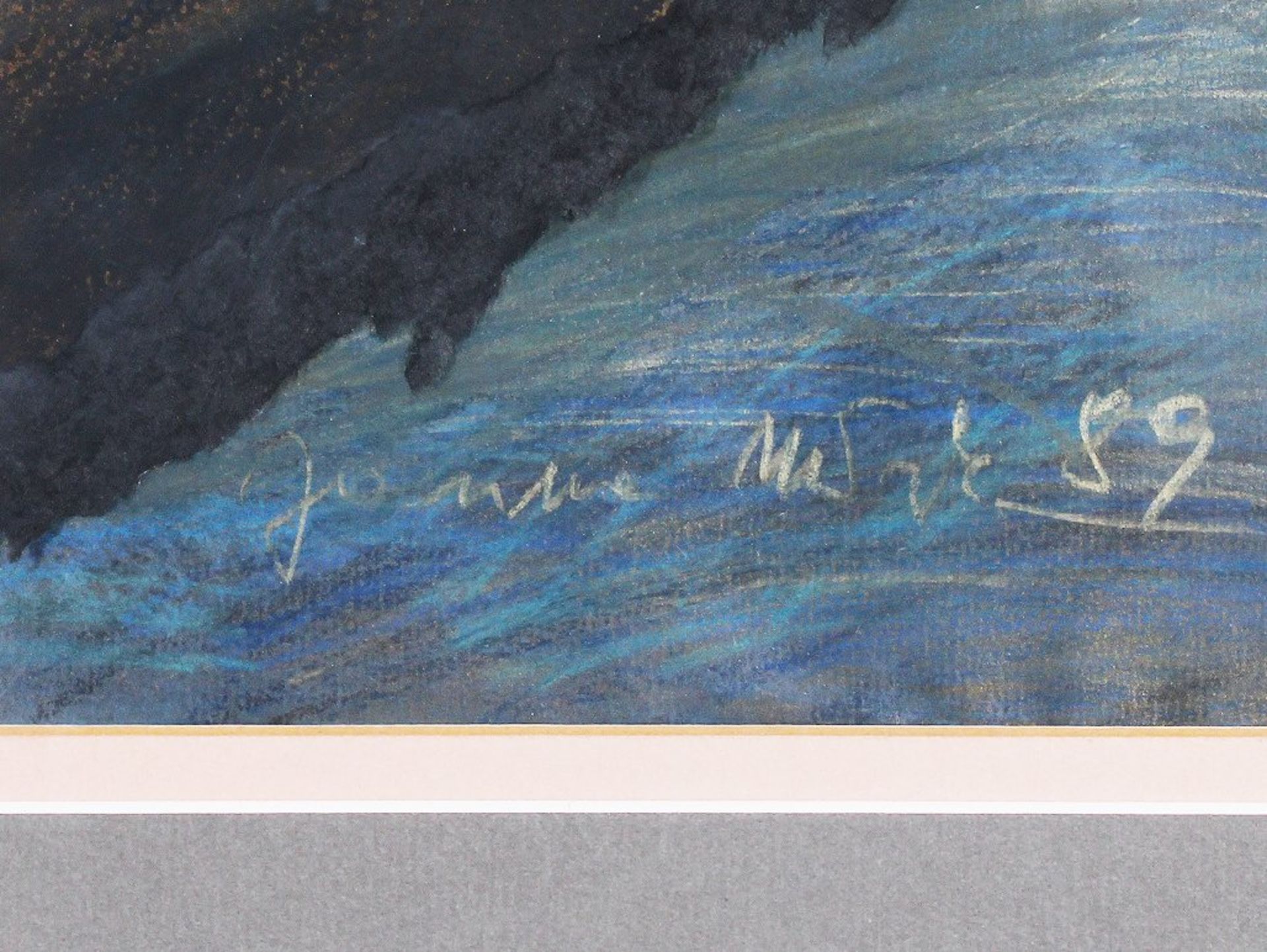 Surreale Szene mit drei Figuren, den Mond betrachtend, 1989  - Bild 3 aus 3