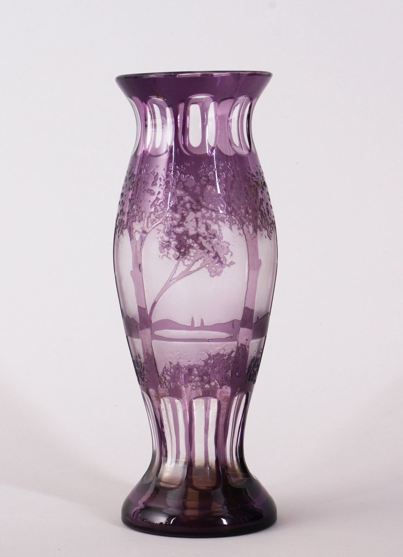 Jugendstil-Vase, wohl Böhmen, um 1900/10  - Bild 4 aus 4