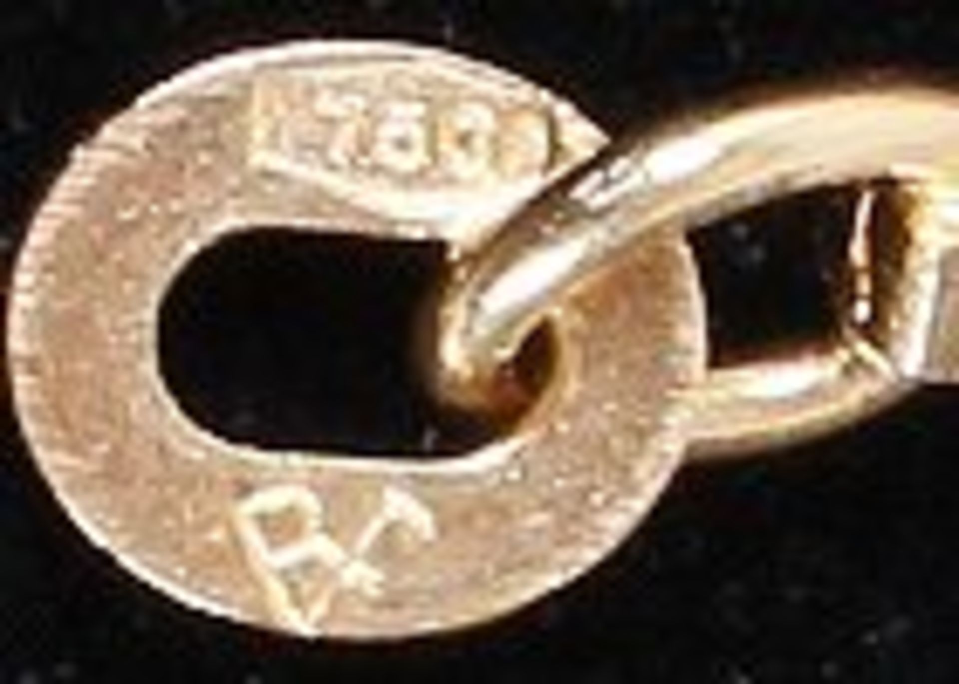 Venezianerkette, 750er Gelbgold, 20.Jh.  - Bild 4 aus 4