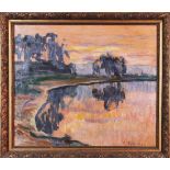 Expressionistische Seenlandschaft, um 1910 