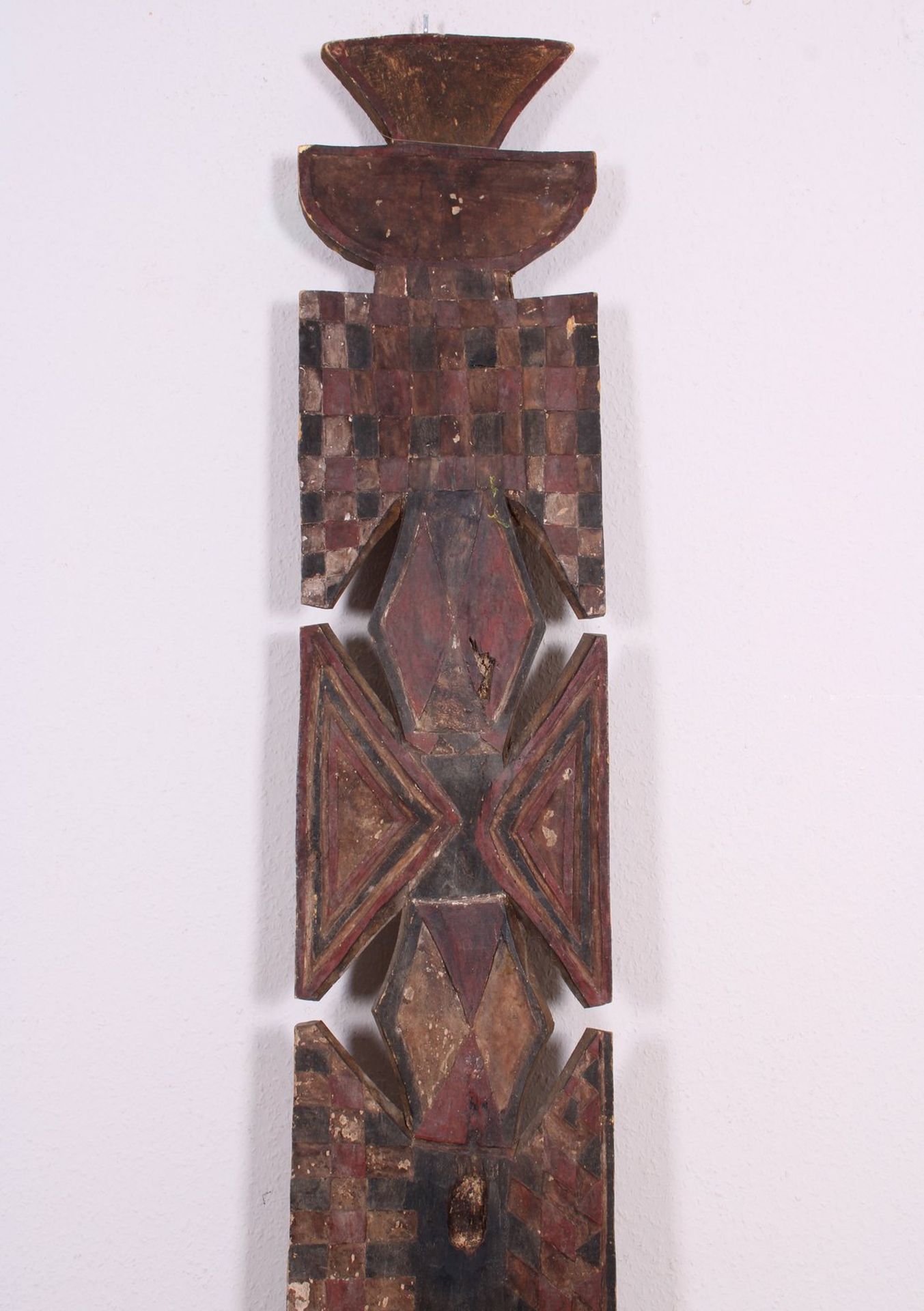 Große Brettmaske/Stelenmaske, Bwaba, Burkina Faso, wohl 1.H. 20. Jhd.  - Bild 3 aus 5