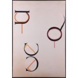 Jo Baer (1929, Seattle - 2025, Amsterdam), "Cadmos' Thicket" 