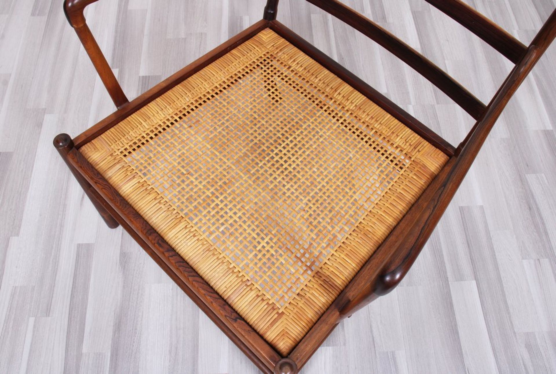 Paar "Colonial Chair PJ 149" Armlehnsessel, Entwurf Ole Wanscher für Poul Jeppesen, um 1950/59  - Bild 8 aus 14