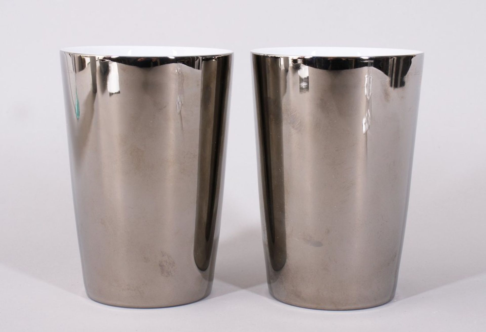Paar große Becher, Rosenthal, Ende 20. Jh.  - Bild 2 aus 3