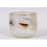 Kleine Studio-Glasschale, Entwurf Pavel Molnar, Ausführung Molnar Glas, Ende 20.Jh. 
