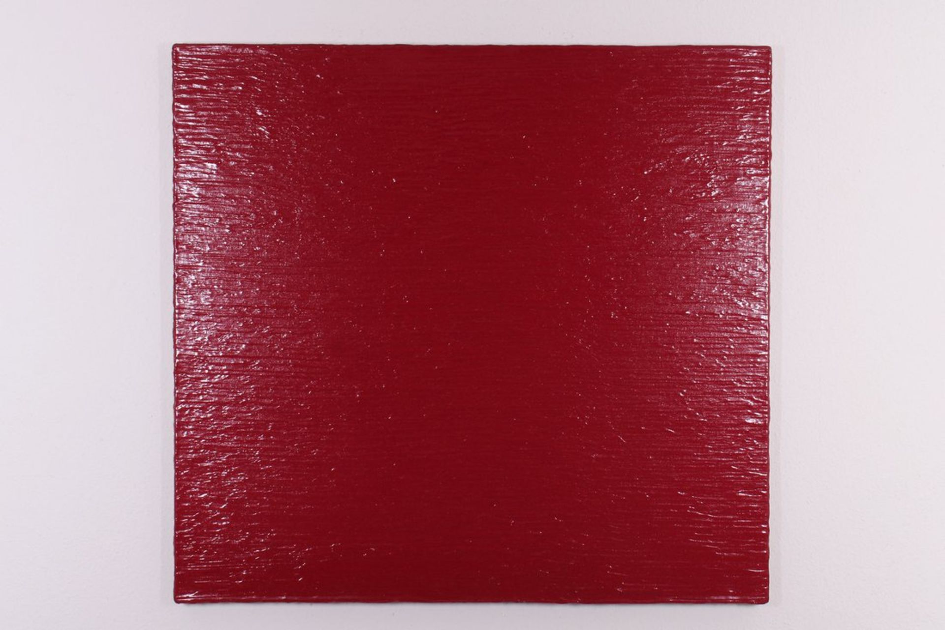 Dieter Villinger (geb. 1947, Bad Bergzabern), "Krapprot dunkel" (1991) 