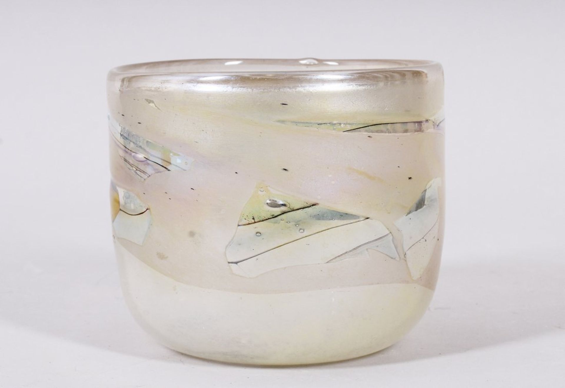 Kleine Studio-Glasschale, Entwurf Pavel Molnar, Ausführung Molnar Glas, Ende 20.Jh.  - Bild 4 aus 5