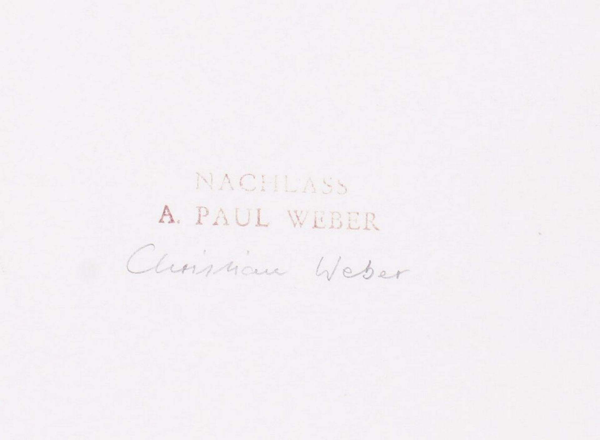 A. Paul Weber (1893, Arnstadt - 1980, Schretstaken)  - Bild 3 aus 3
