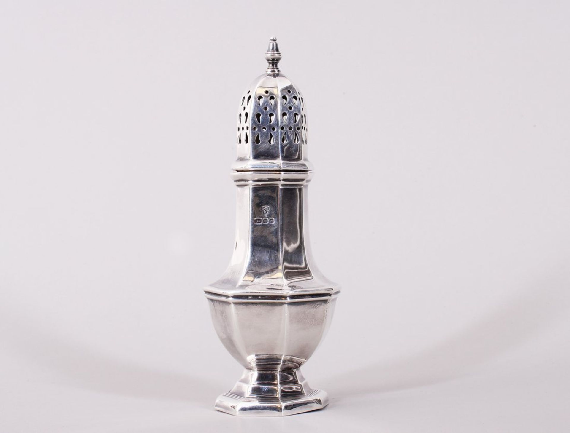 Zuckerstreuer, 925er Silber, C J Vander Ltd., London, um 1968  - Bild 2 aus 4