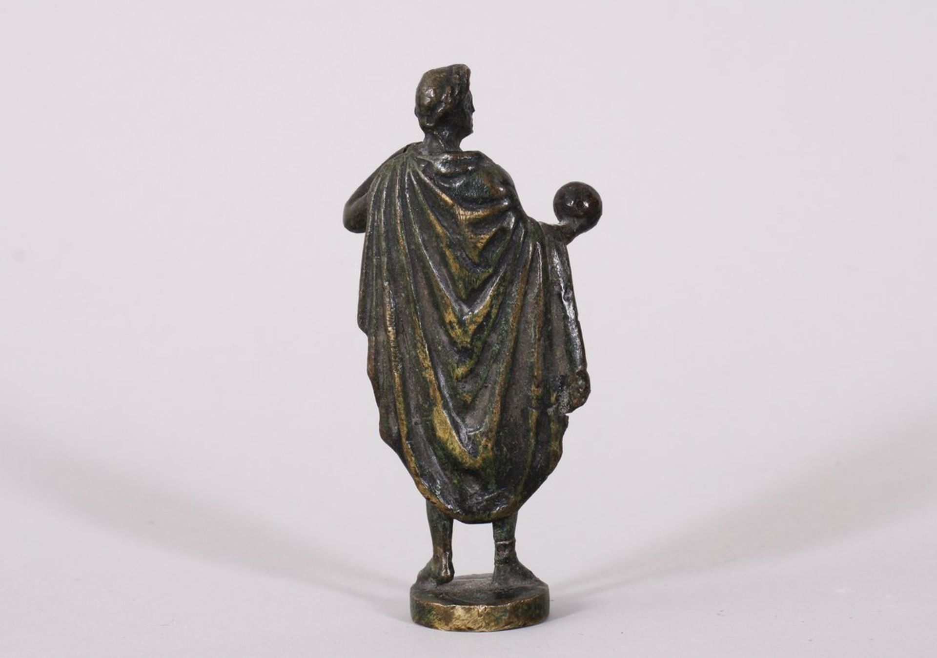 Miniatur-Bronze, wohl Italien, 19.Jh.  - Bild 3 aus 4