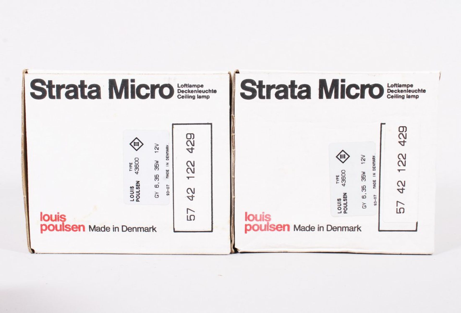 Paar Einbaustrahler "Strata Micro", Entwurf Alfred Homann für Louis Poulsen, Dänemark, 20./21. Jhd. - Bild 4 aus 4