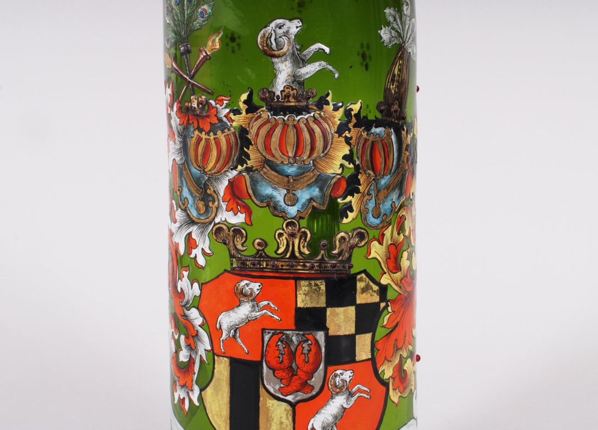 Großer Wappen-Krug, deutsch, 19.Jh.  - Bild 4 aus 5