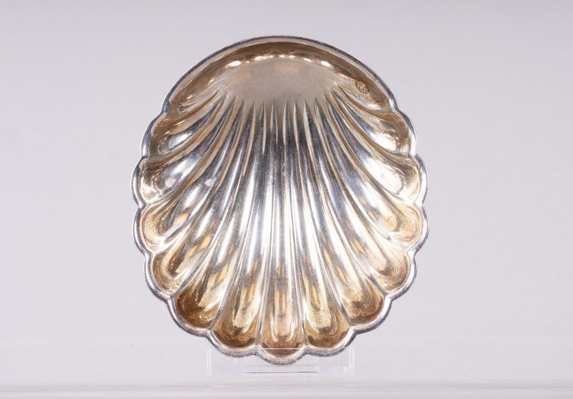 Muschelschälchen, Versilbert, Olri, Italien, 20.Jh.  - Bild 3 aus 5