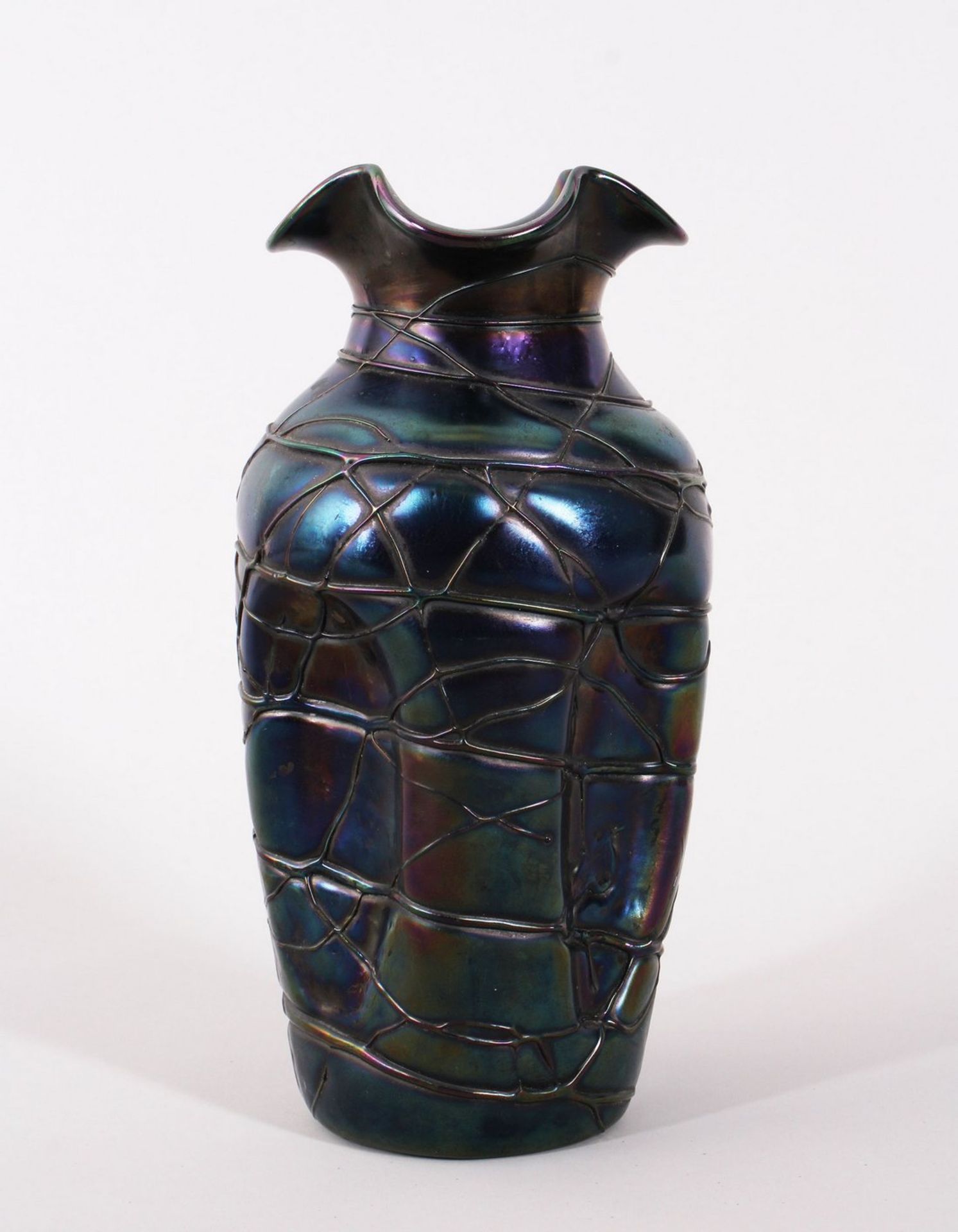 Jugendstil Vase, wohl Pallme-König, Anfang 20.Jh.  - Bild 2 aus 3