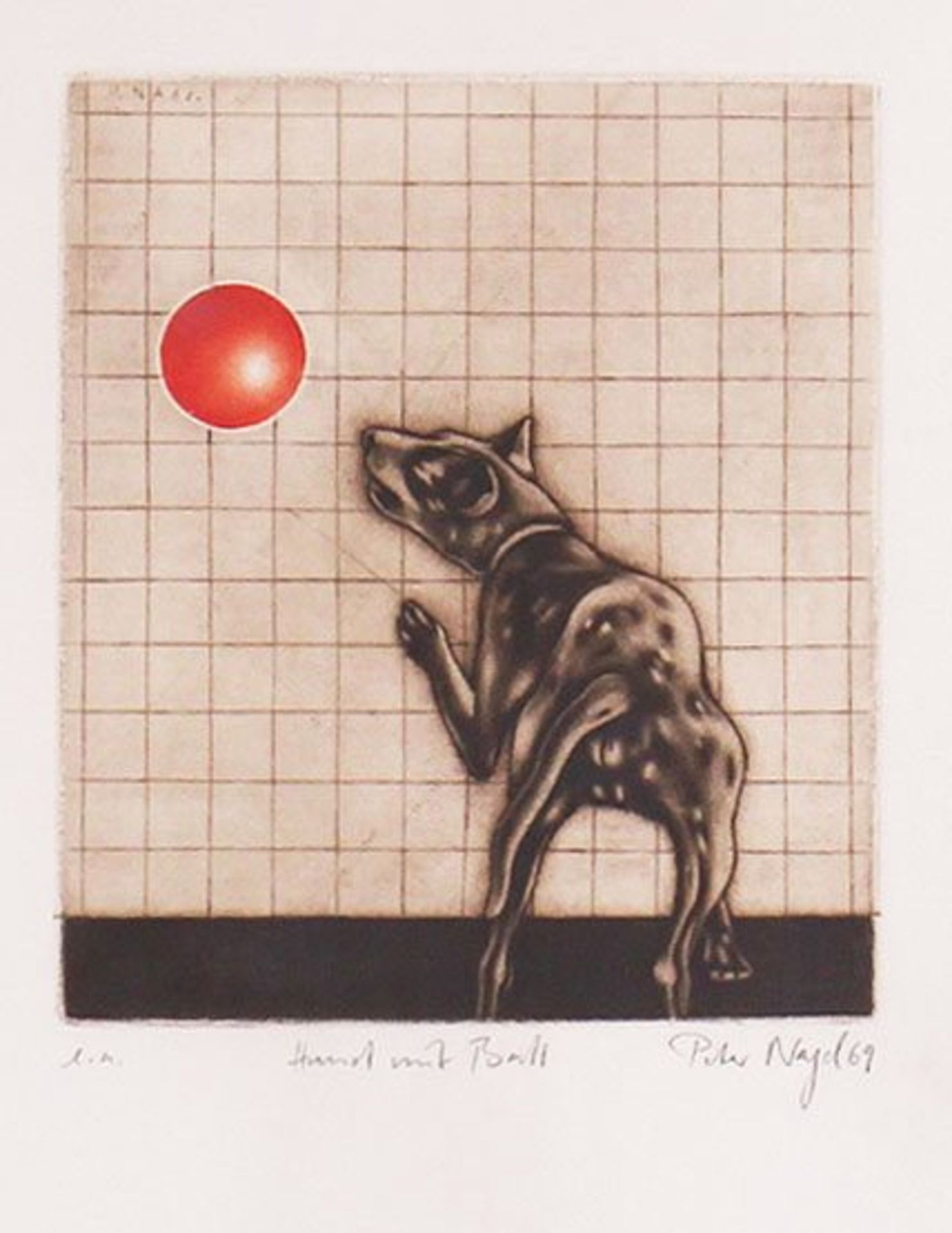 Peter Nagel (geb. 1941, Kiel)  - Bild 2 aus 3