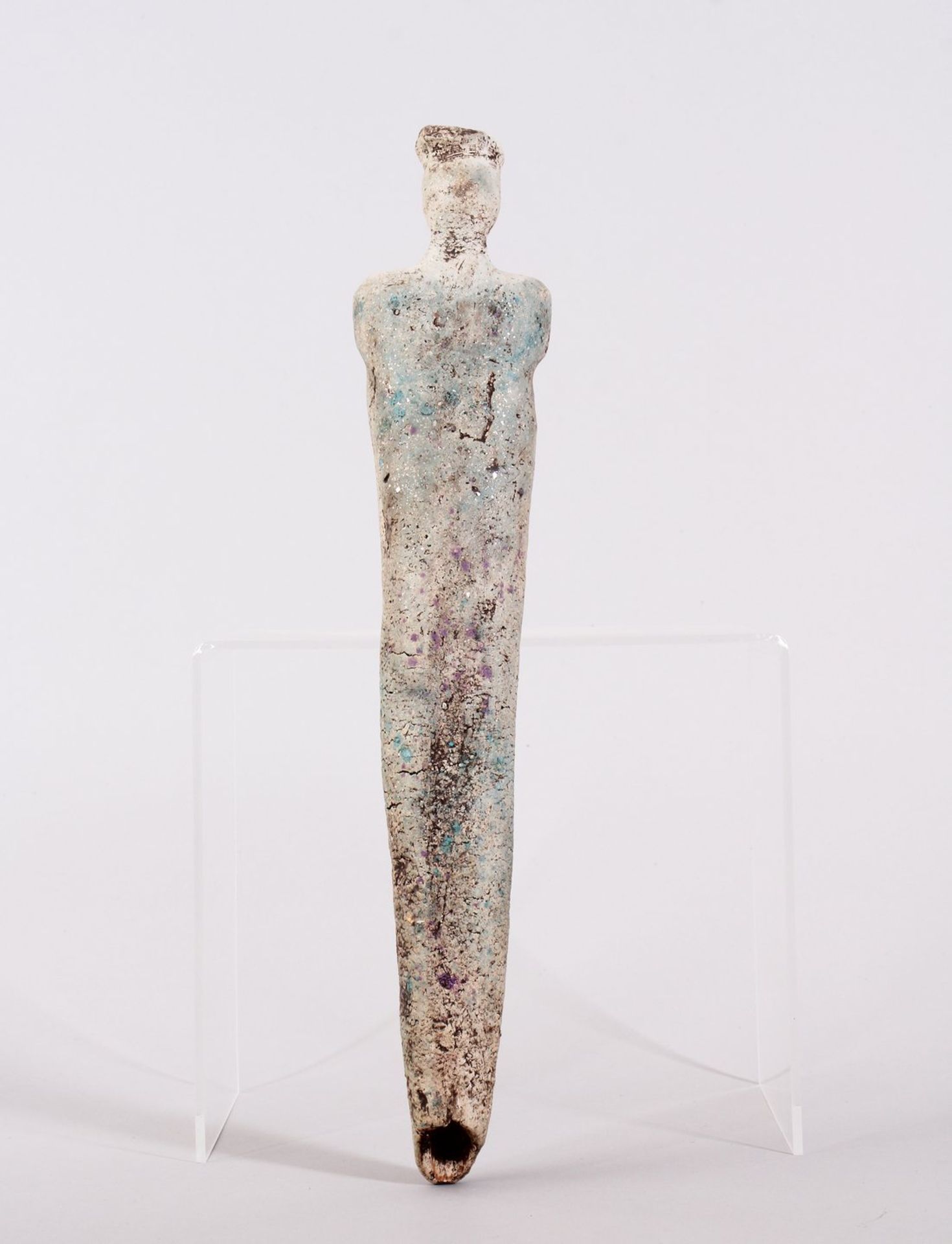 Figürliche Stele, anonymer Keramiker des späten 20. Jh.  - Bild 2 aus 3