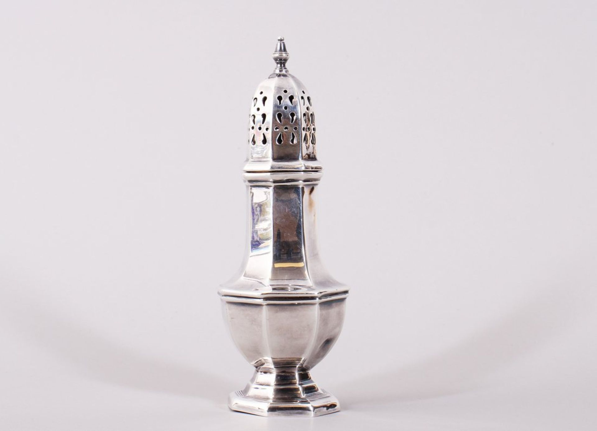 Zuckerstreuer, 925er Silber, C J Vander Ltd., London, um 1968  - Bild 3 aus 4