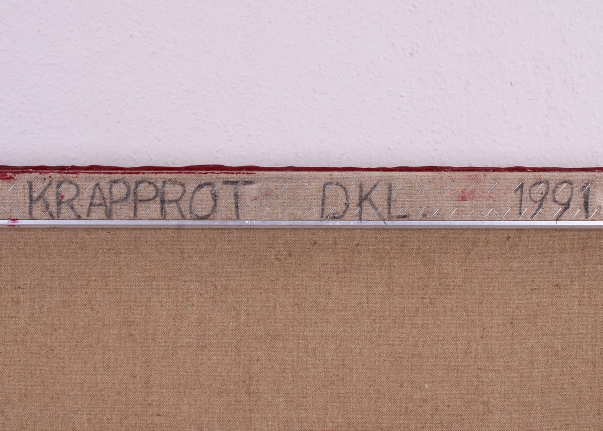 Dieter Villinger (geb. 1947, Bad Bergzabern), "Krapprot dunkel" (1991)  - Bild 8 aus 8