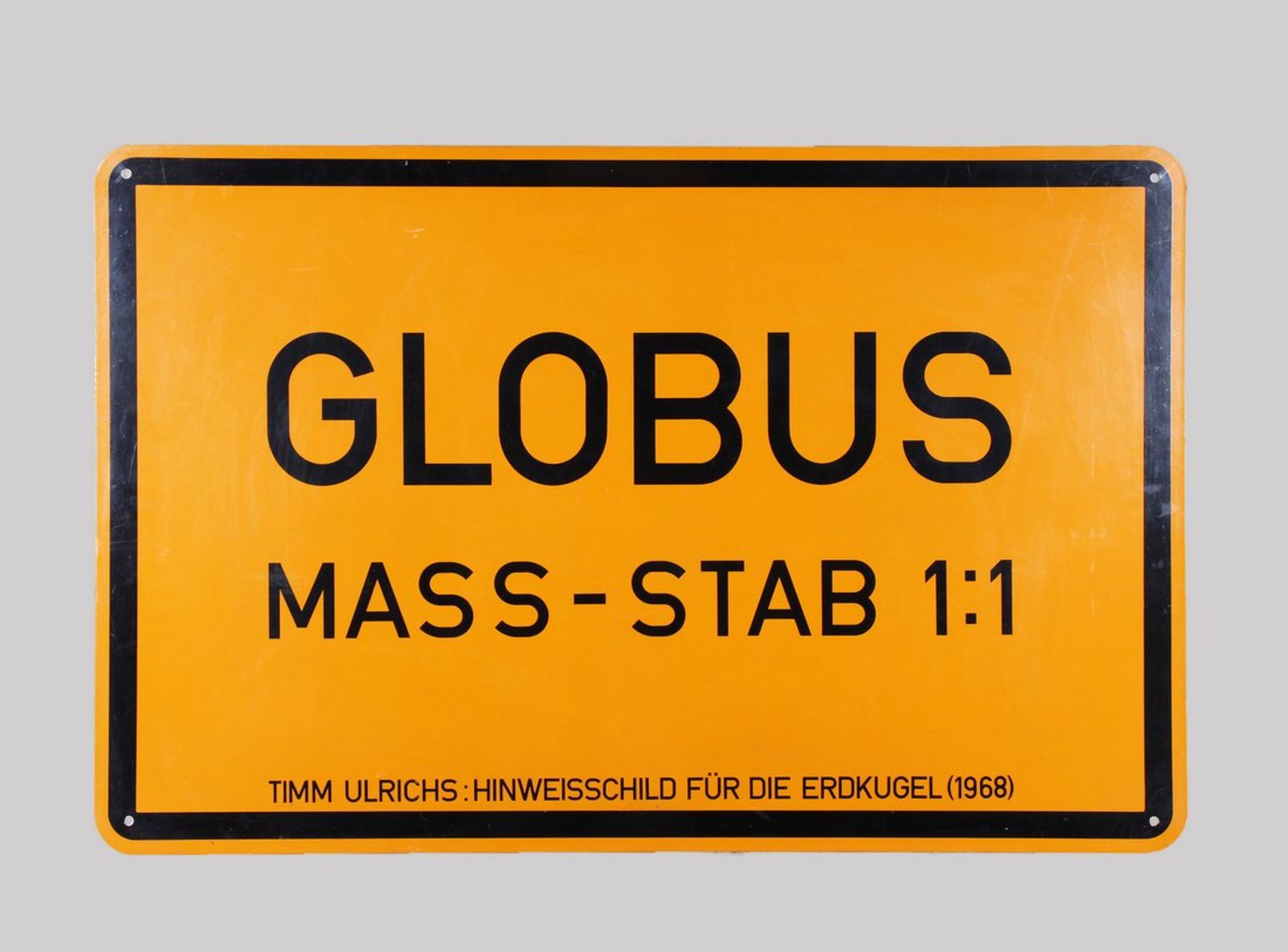 Timm Ulrichs (geb. 1940, Berlin), "Globus" (1968)  