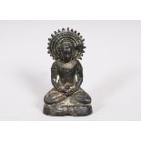Kleiner sitzender Buddha, wohl Thailand, 19. Jhd. 