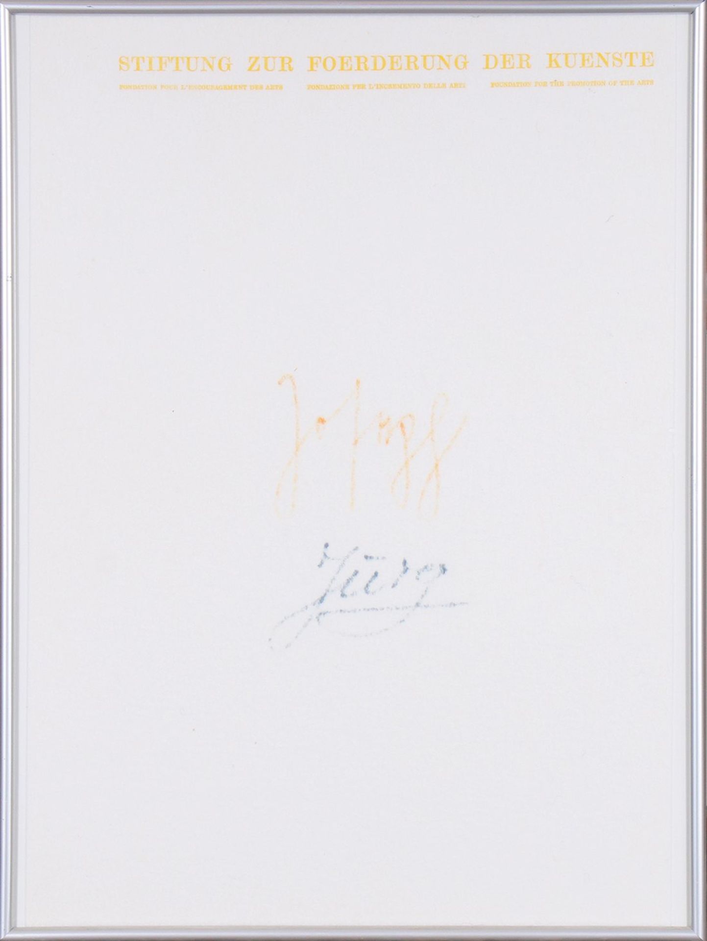 Joseph Beuys (1921, Krefeld - 1986, Düsseldorf),  "Filzbriefe" 