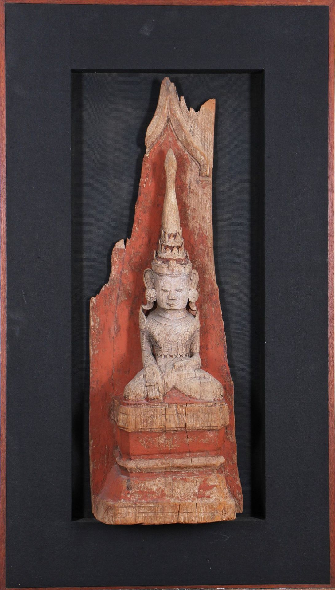 Sitzender Buddha Shakyamuni, Thailand, wohl 19. Jhd. 