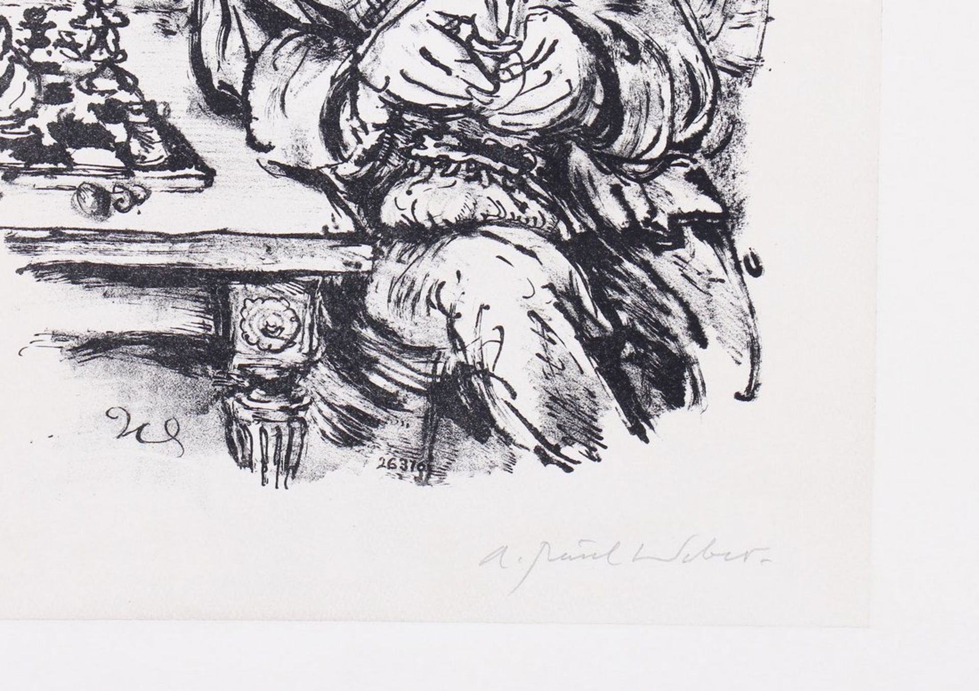 A. Paul Weber (1893, Arnstadt - 1980, Schretstaken)  - Bild 2 aus 2