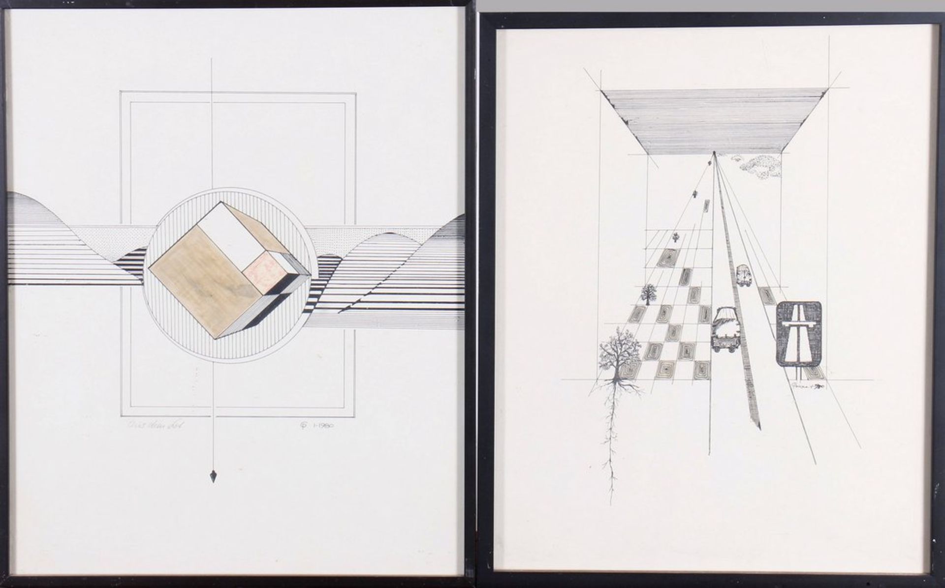 Drei surrealistische Landschaften, 1979/1980  - Bild 3 aus 5