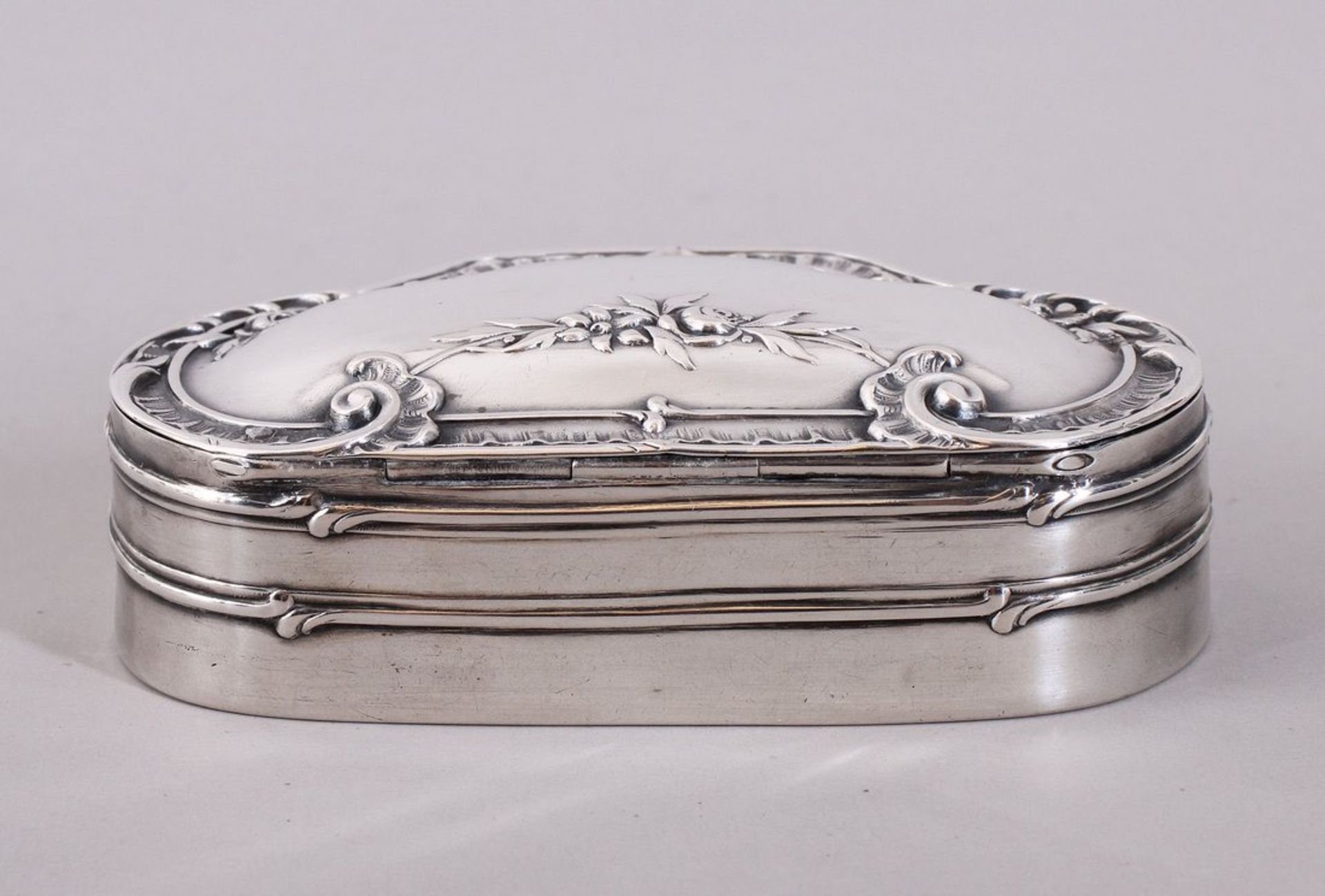 Tabatiere, 800er Silber, Mainz, um 1900  - Bild 4 aus 5