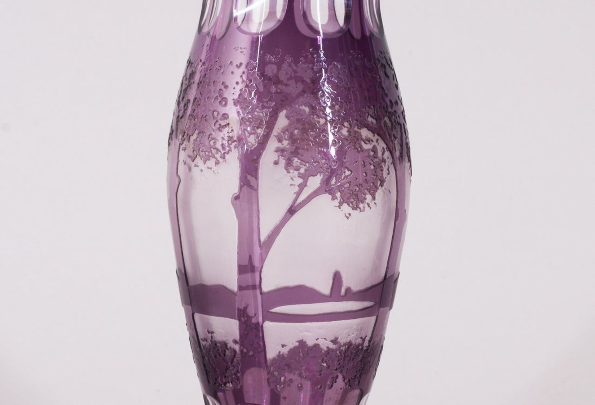 Jugendstil-Vase, wohl Böhmen, um 1900/10  - Bild 2 aus 4