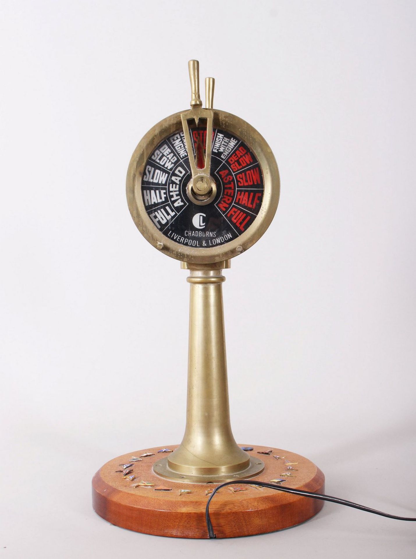 Kleiner Maschinen-Telegraf, England, 20. Jh.  - Bild 2 aus 4