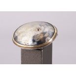 Brosche/Tuchhalter, 925er Silber/900er Gold, 21.Jh. 