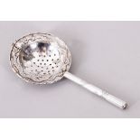 Teesieb, Sing Fat, Kanton, 900er Silber, Anfang 20.Jh. 