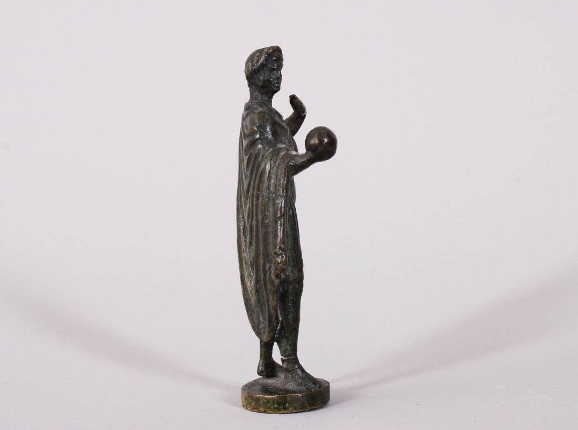 Miniatur-Bronze, wohl Italien, 19.Jh.  - Bild 2 aus 4