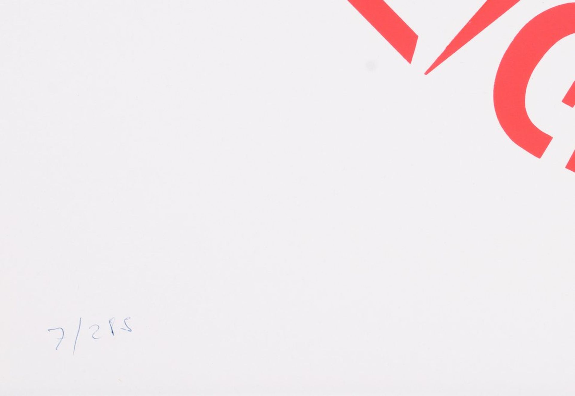 Ferdinand Kriwet (1942, Düsseldorf - 2018, Bremen), o.T. (Hand)  - Bild 3 aus 3