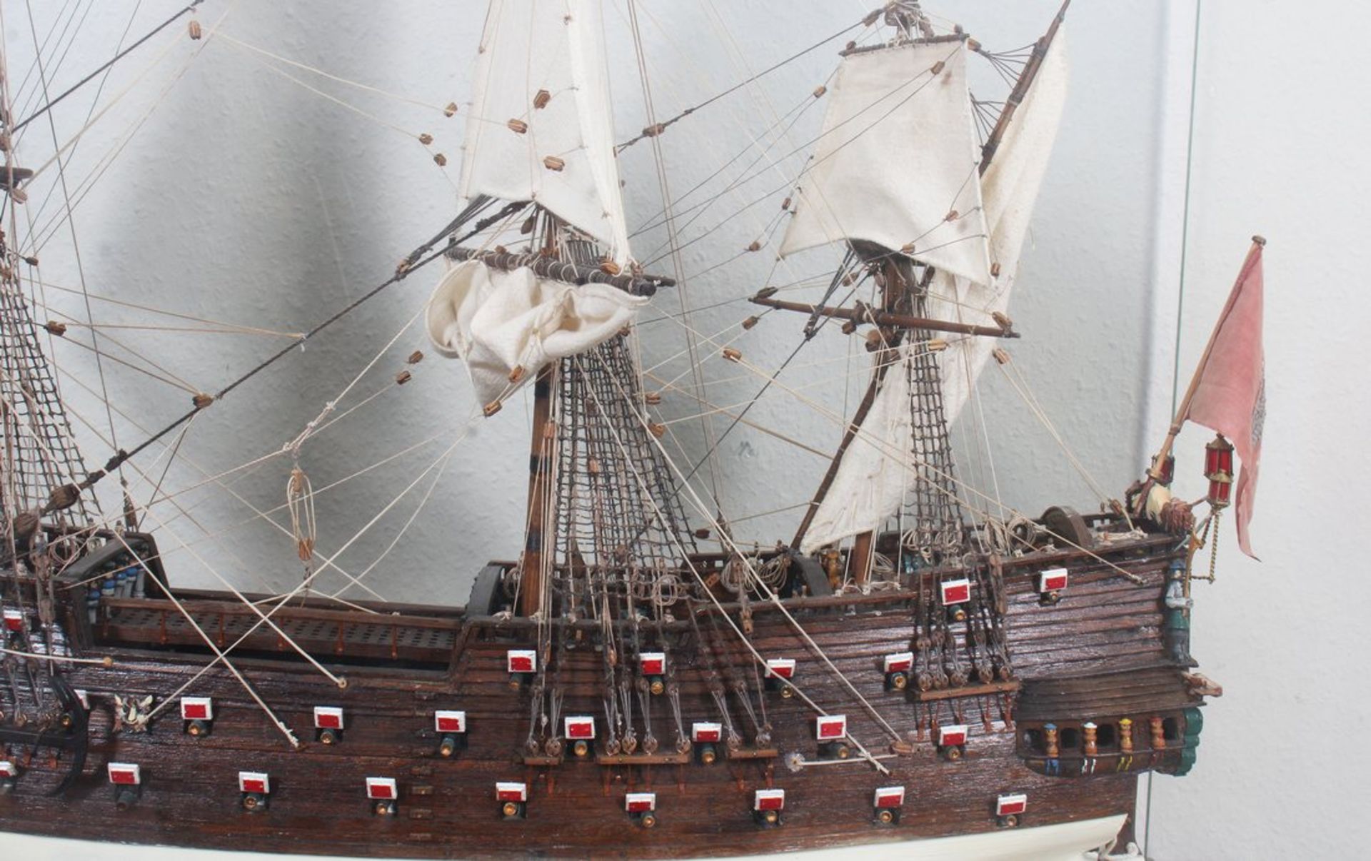 Modellschiff "Wappen von Hamburg", Gustav Ziehn (1904 - 2004, Bootsbauer)  - Bild 7 aus 7