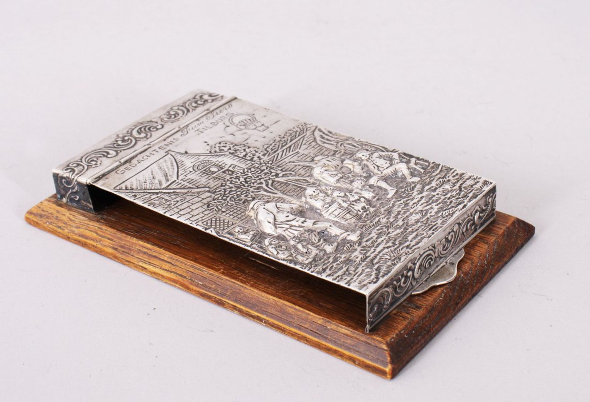 Briefklammer, 800 Silber, Holland, um 1900  - Bild 2 aus 4