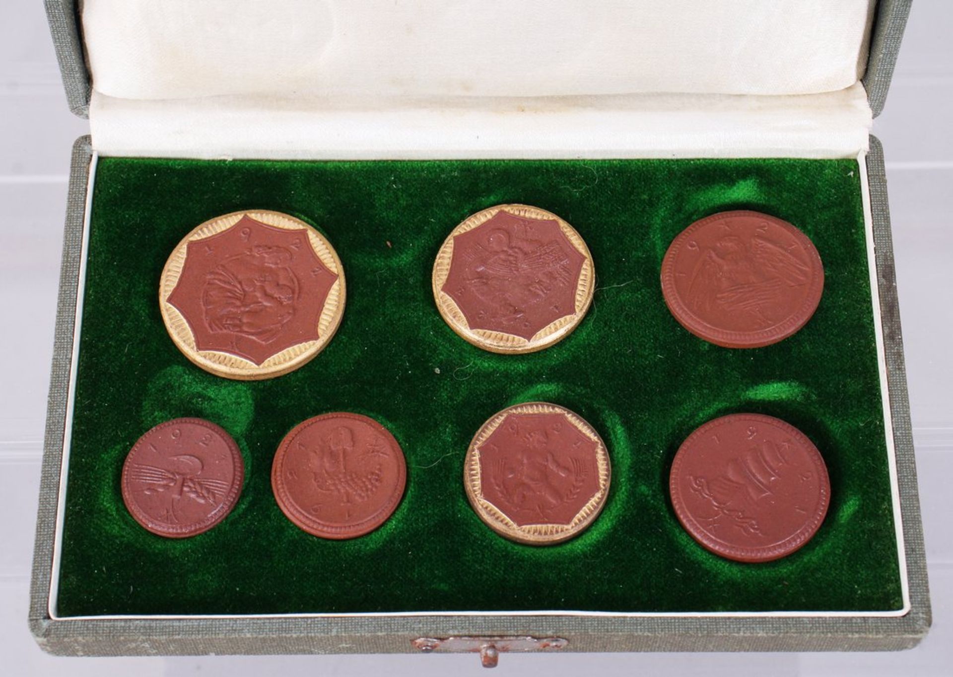 Sächsisches Notgeld in Schatulle, Meissen, um 1921  - Bild 2 aus 5