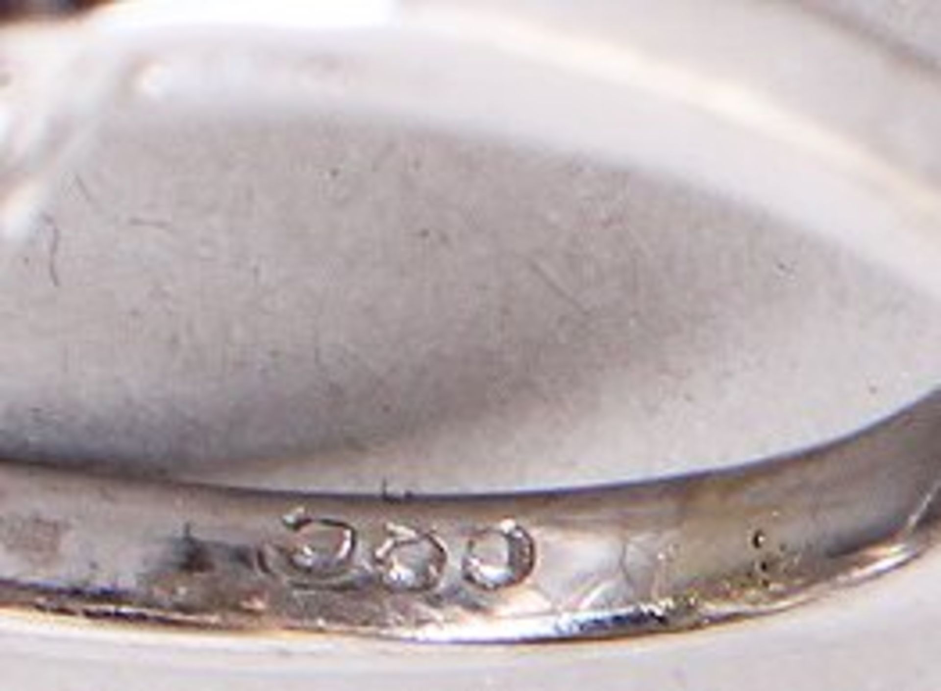 Fancy-Diamond-Ring, 585er Weißgold, spätes 20.Jh.  - Bild 4 aus 4