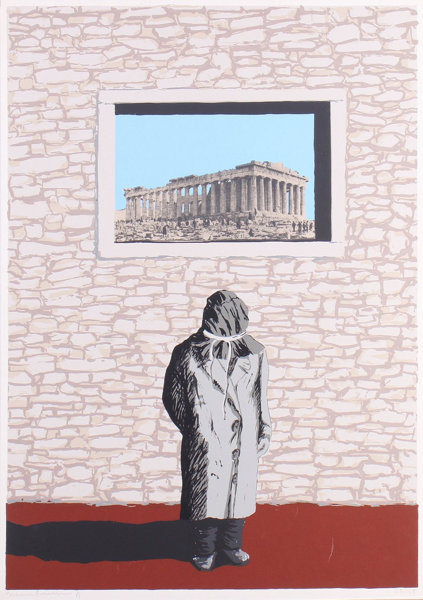 Siegfried Neuenhausen (geb. 1931, Dormagen), "Gruß aus Athen" (1971) 