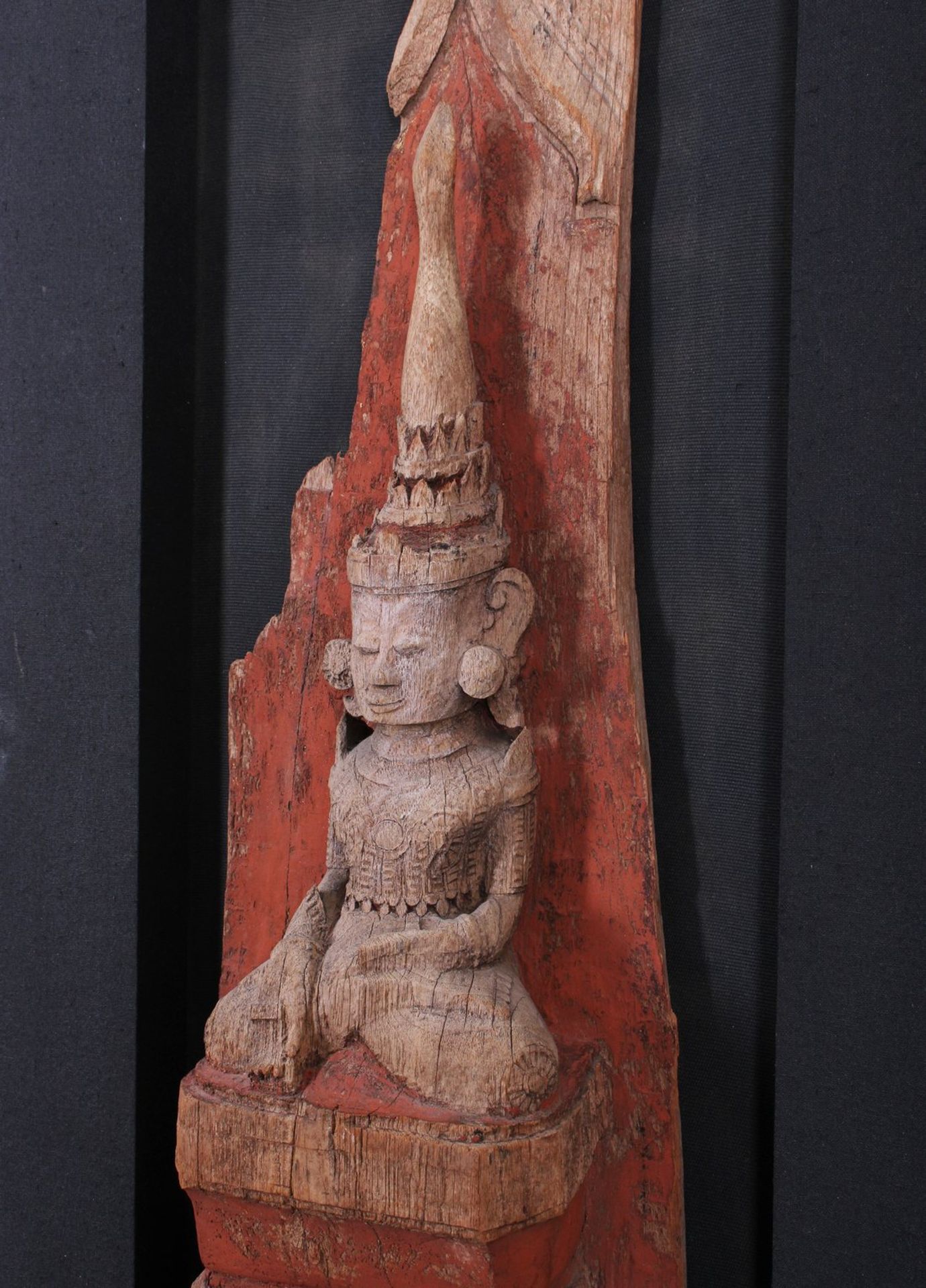 Sitzender Buddha Shakyamuni, Thailand, wohl 19. Jhd.  - Bild 3 aus 4
