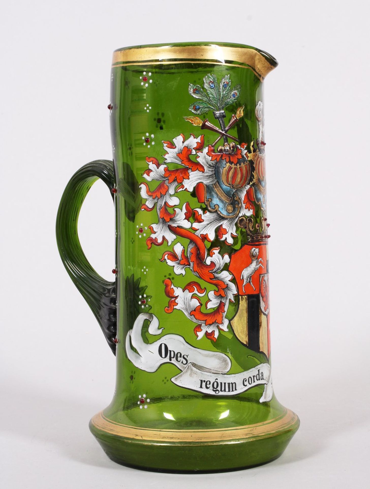 Großer Wappen-Krug, deutsch, 19.Jh.  - Bild 3 aus 5