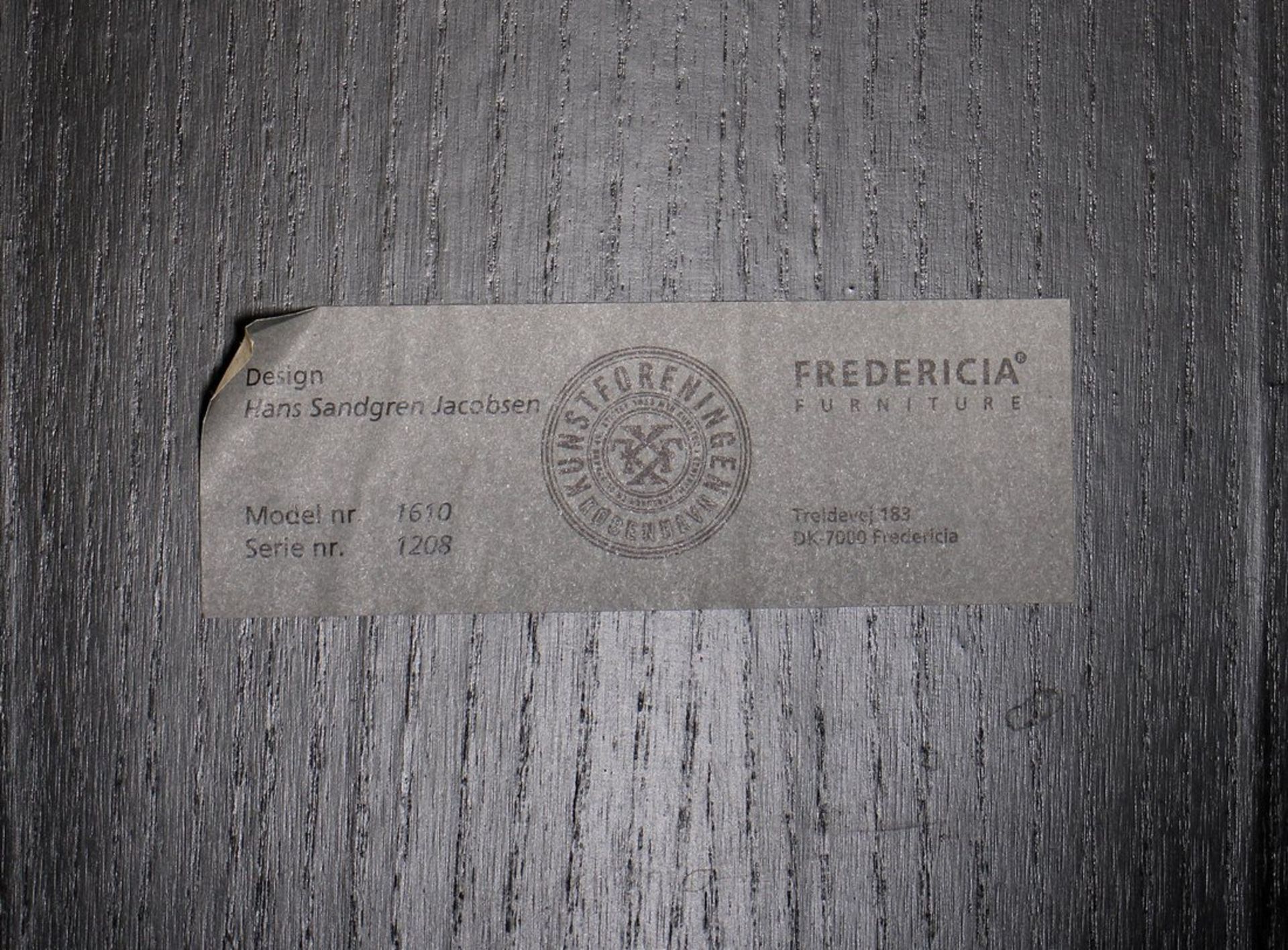 "Gallery"-Hocker, Entwurf Hans Sandgren Jacobsen für Fredericia, Dänemark, Ende 1990er Jahre  - Bild 5 aus 5