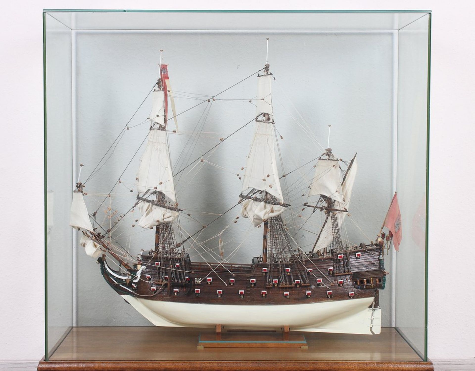 Modellschiff "Wappen von Hamburg", Gustav Ziehn (1904 - 2004, Bootsbauer)  - Bild 5 aus 7