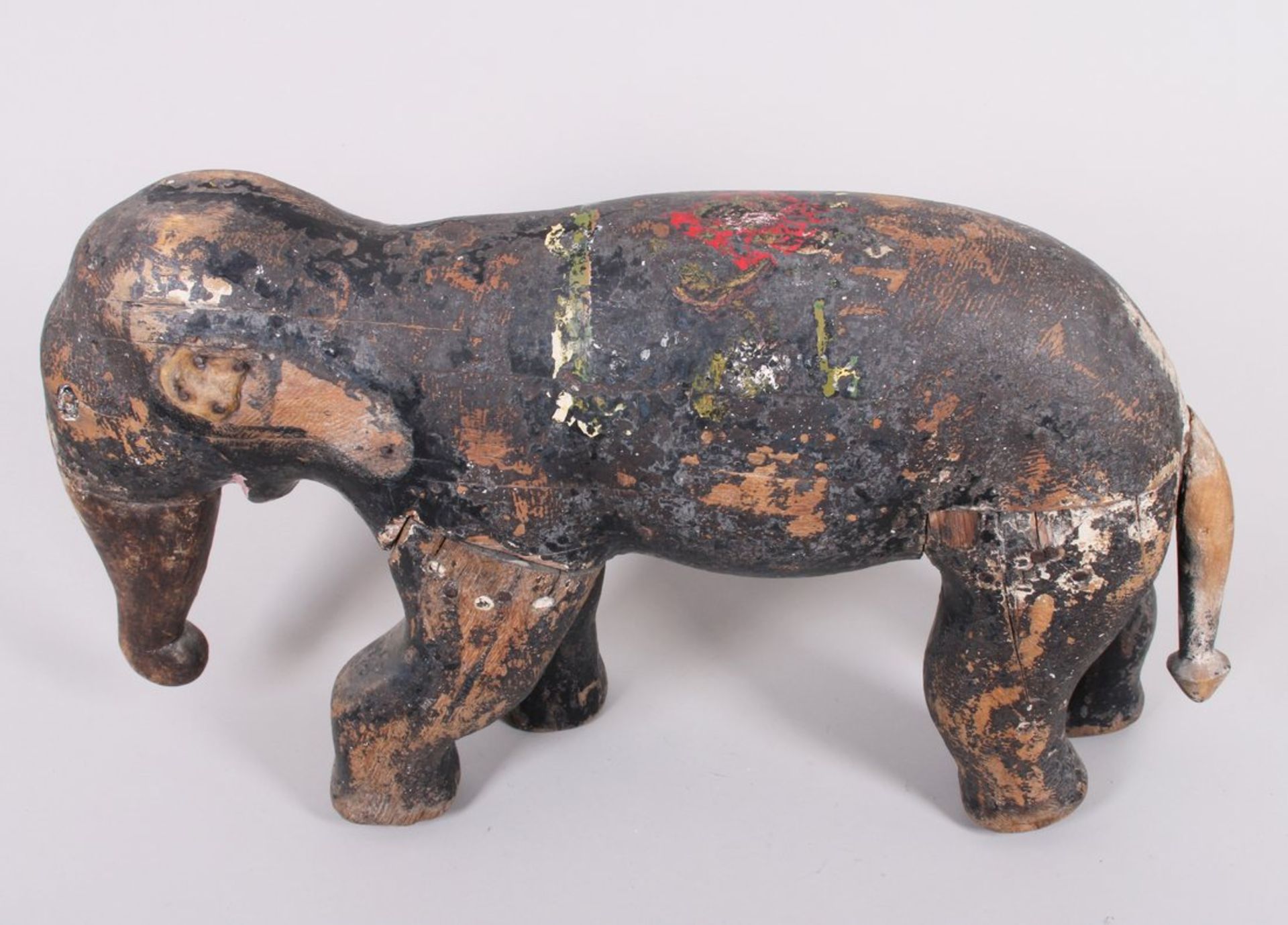 Großer stehender Elefant, Indien, wohl 19. Jhd.  - Bild 6 aus 6