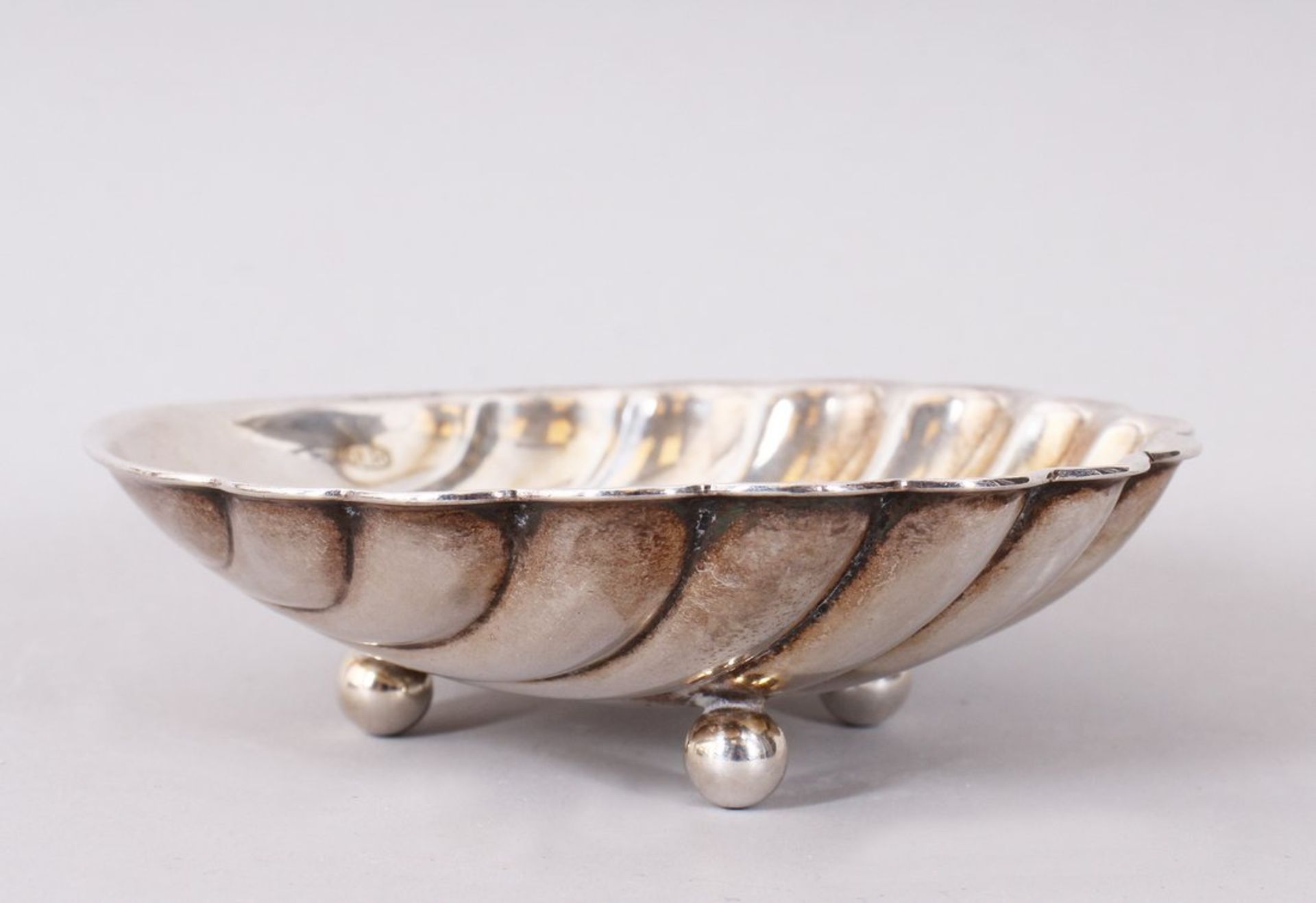 Muschelschälchen, Versilbert, Olri, Italien, 20.Jh.  - Bild 2 aus 5