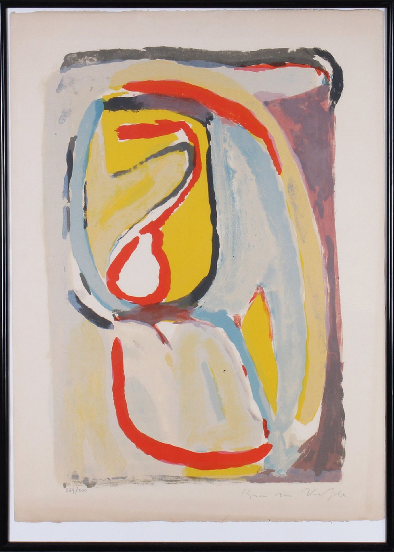 Bram van Velde (1895, Zoeterwoude - 1981, Grimaud), "Matin" 