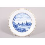 Ansichtenteller "Dresden", Meissen, 20.Jh. 