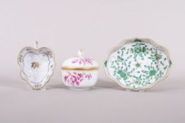 Kleines Konvolut Porzellan, Meissen und Herend, 20.Jh. 
