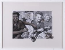 Holger Bunk (born 1954 in Essen), Collage (1997) 
